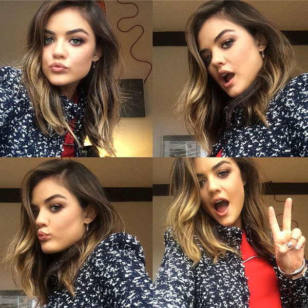 Lucy Hale Gets A Haircut Hours Before The 2014 Cma Awards E